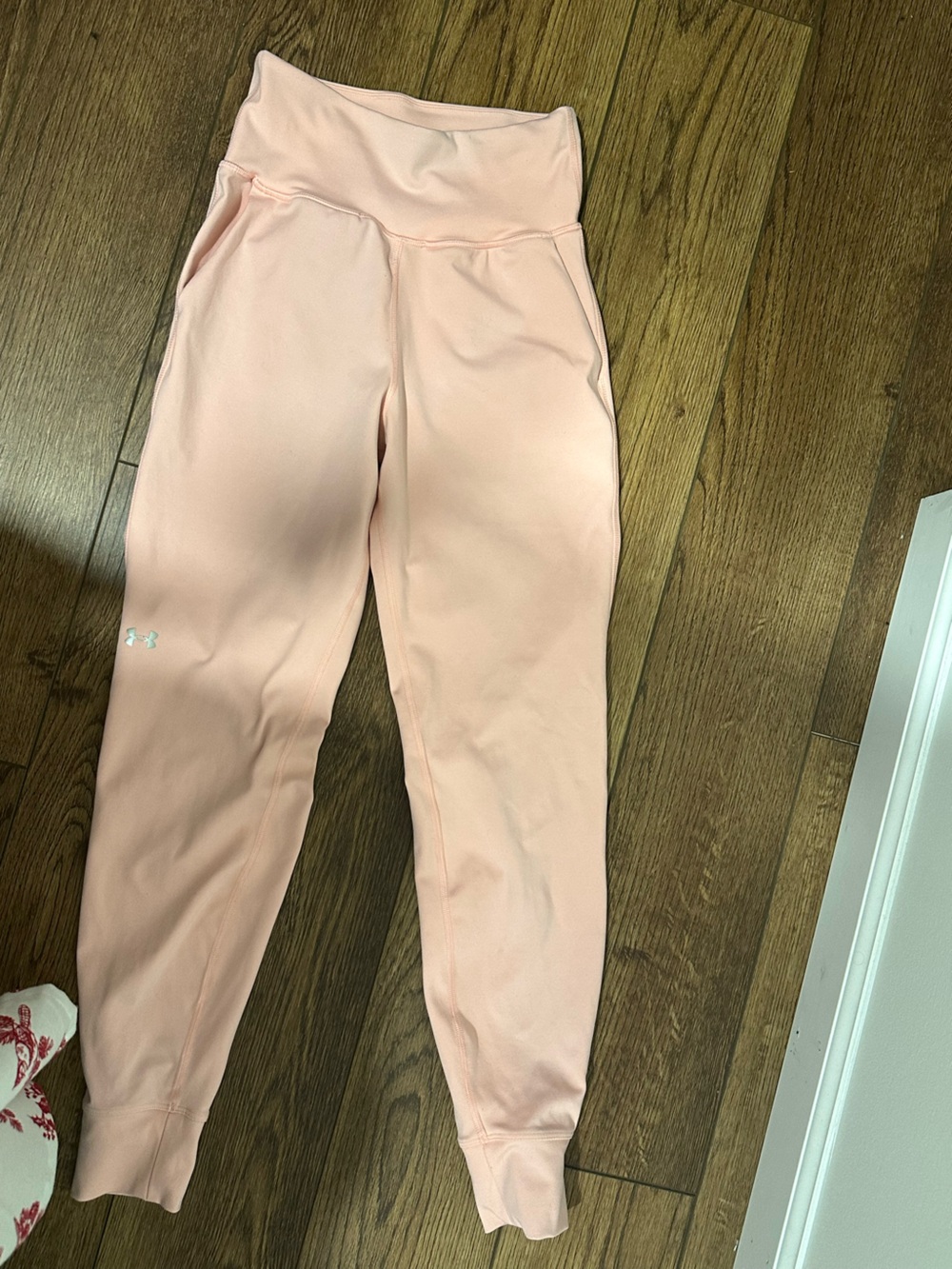 Under Armour Light Peach Girls Athletic Leggings